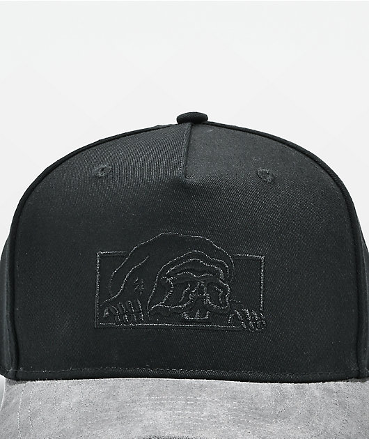 Lurking Class by Sketchy Tank Box Logo Tonal Black Snapback Hat