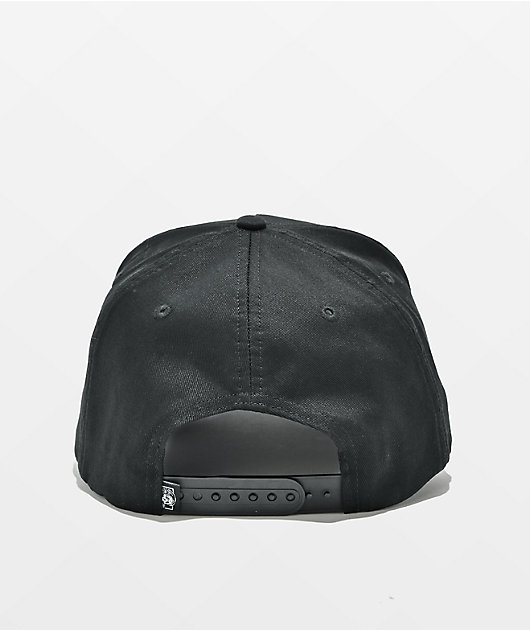 Lurking Class by Sketchy Tank Box Logo Tonal Black Snapback Hat