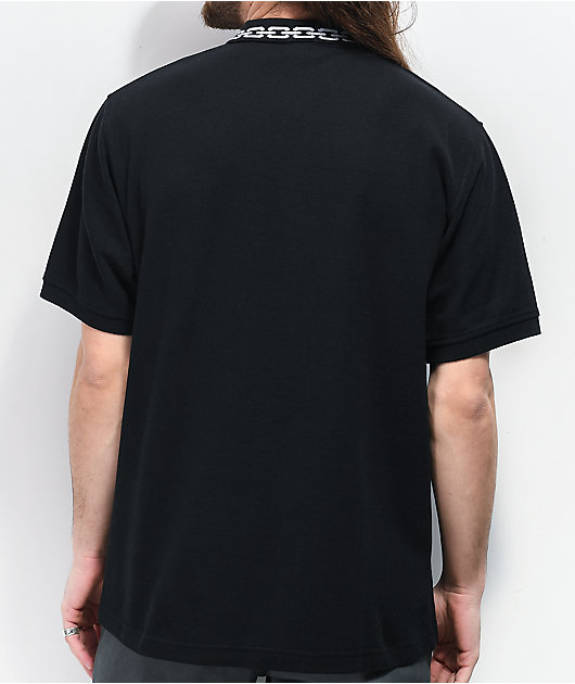Lurking Class by Sketchy Tank Chains Black Polo Shirt
