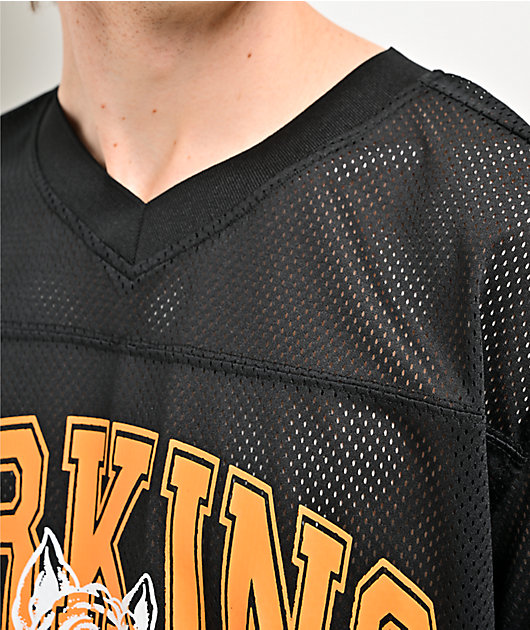 Lurking Class by Sketchy Tank Class Of 86 Black Crop Football Jersey