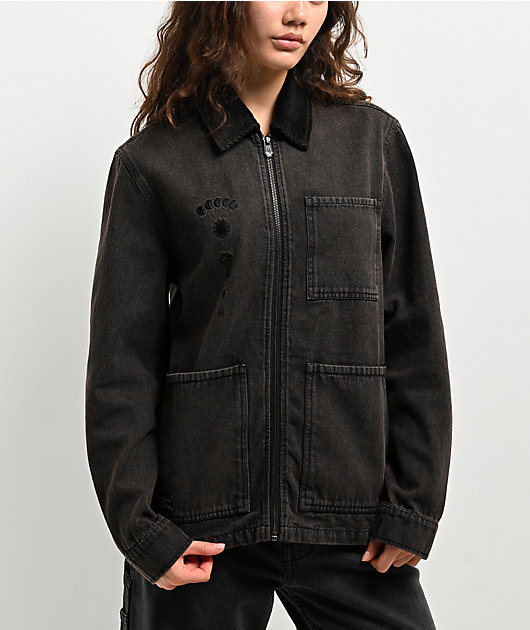 レ*ュ様 TATTOOING WORK JACKET 3sixteen French Work Jacket - Washed Indigo Moleskin