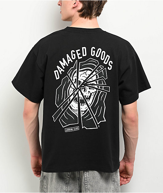 Lurking Class by Sketchy Tank Damaged Goods Black T-Shirt