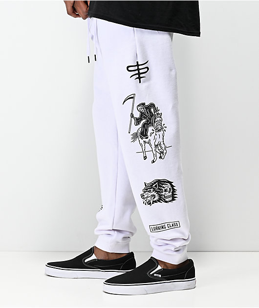 Lurking Class by Sketchy Tank Dead White Sweatpants