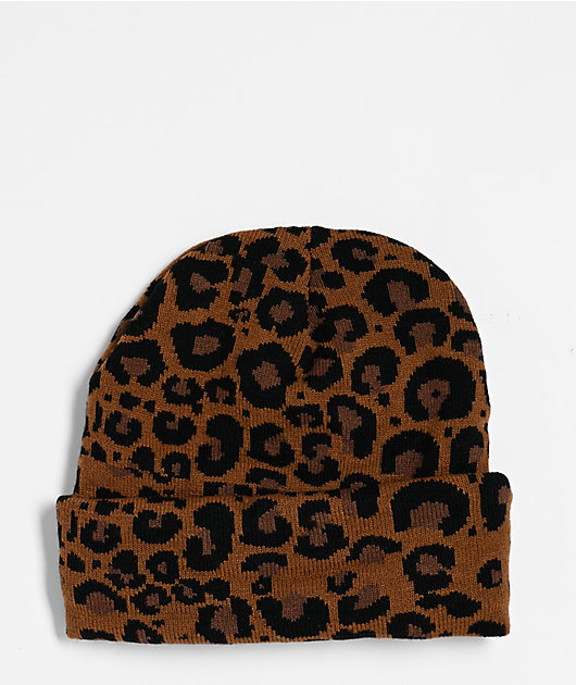 Lurking Class by Sketchy Tank Death Leopard Brown Beanie | Zumiez Lurking Class by Sketchy Tank Death Leopard Brown Beanie | Zumiez
