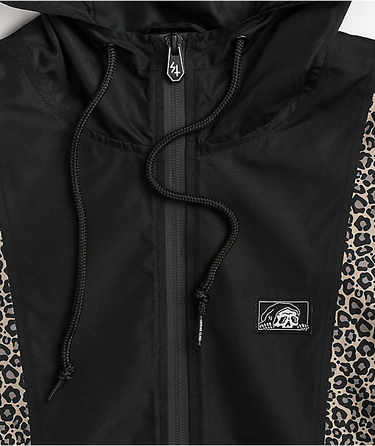 Lurking Class by Sketchy Tank Death chaqueta cortavientos de malla de leopardo