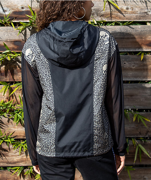 Lurking Class by Sketchy Tank Death chaqueta cortavientos de malla de leopardo