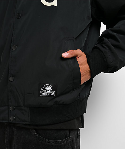 Lurking Class by Sketchy Tank Demons Stadium Black Bomber Jacket