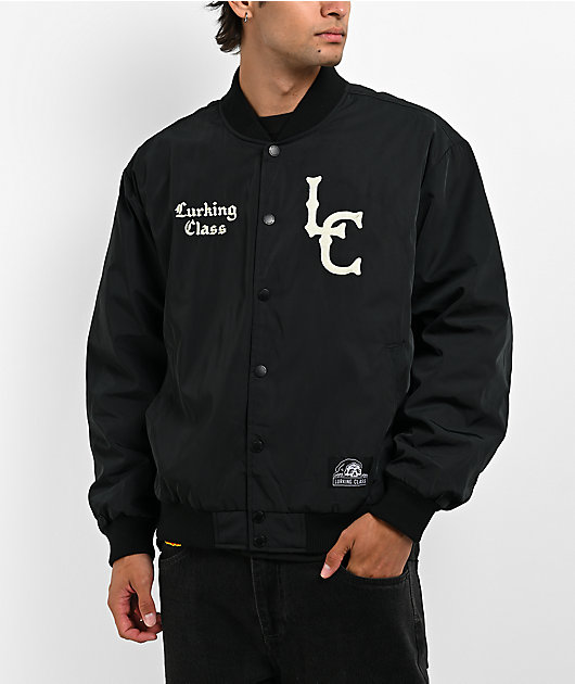 Lurking Class by Sketchy Tank Demons Stadium Black Bomber Jacket