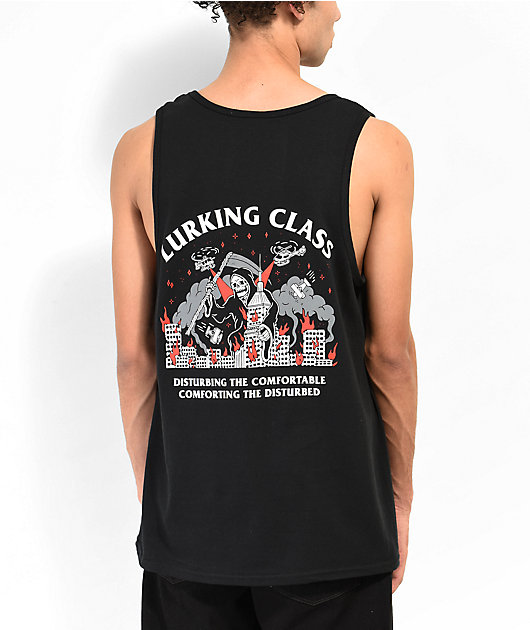 Lurking Class by Sketchy Tank Destroy Black Tank Top | Zumiez