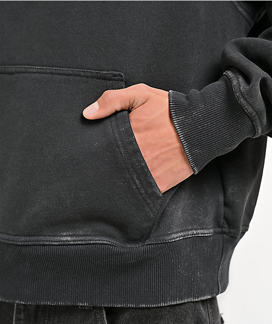 Lurking Class by Sketchy Tank Doing Time Black Wash Hoodie