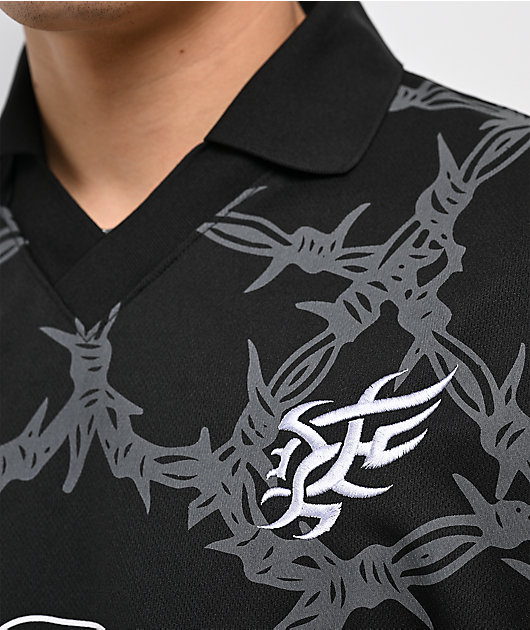 Lurking Class by Sketchy Tank FAFO Black Soccer Jersey