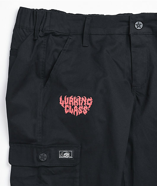 Lurking Class by Sketchy Tank Firing Black Cargo Jogger Pants