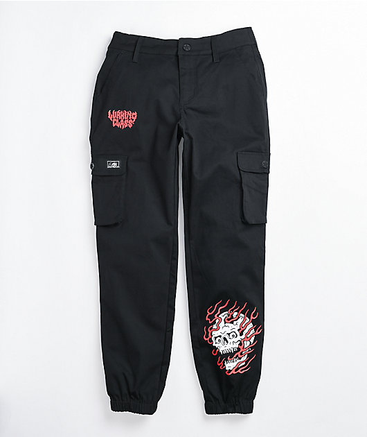 black cargo pants zumiez