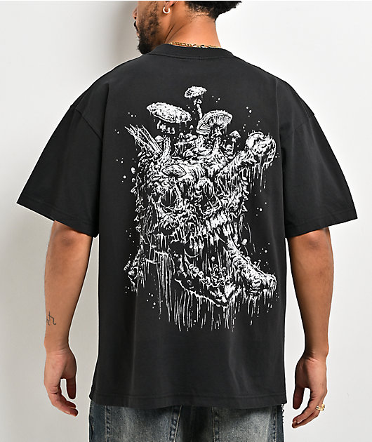 Lurking Class by Sketchy Tank Fun Guy Black T-Shirt
