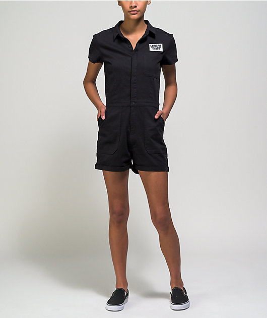 Lurking Class by Sketchy Tank Gas Black Romper