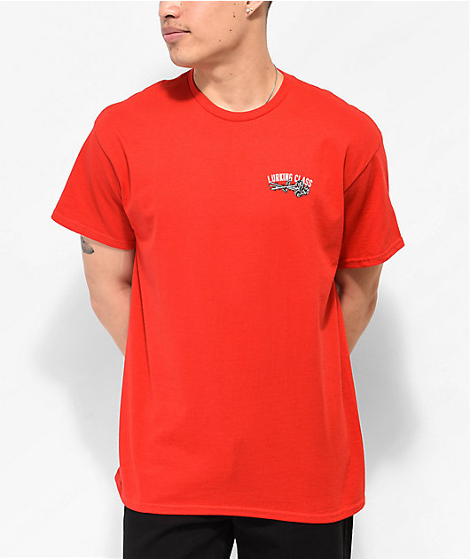 Lurking Class by Sketchy Tank Give It A Rest Red T-Shirt