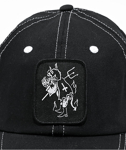 Lurking Class by Sketchy Tank Hotbox Devil Black Strapback Hat