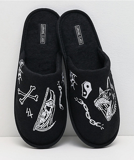 Lurking Class by Sketchy Tank Logo Slippers