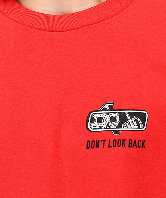 Lurking Class by Sketchy Tank Look Back Red T-Shirt