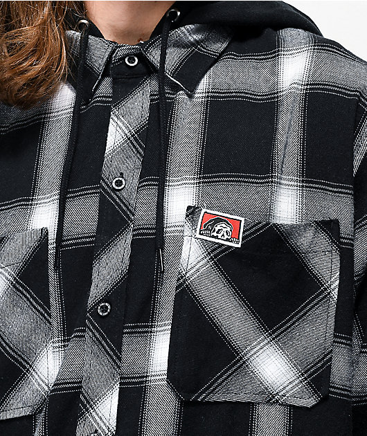 Lurking Class by Sketchy Tank Lurker camisa de franela negra con capucha