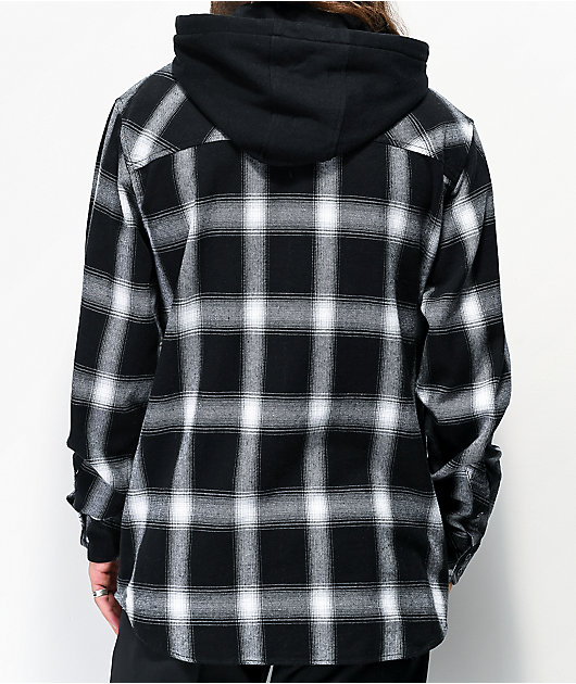 Lurking Class by Sketchy Tank Lurker camisa de franela negra con capucha