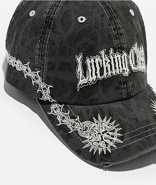 Lurking Class by Sketchy Tank Maced Black Wash Strapback Hat