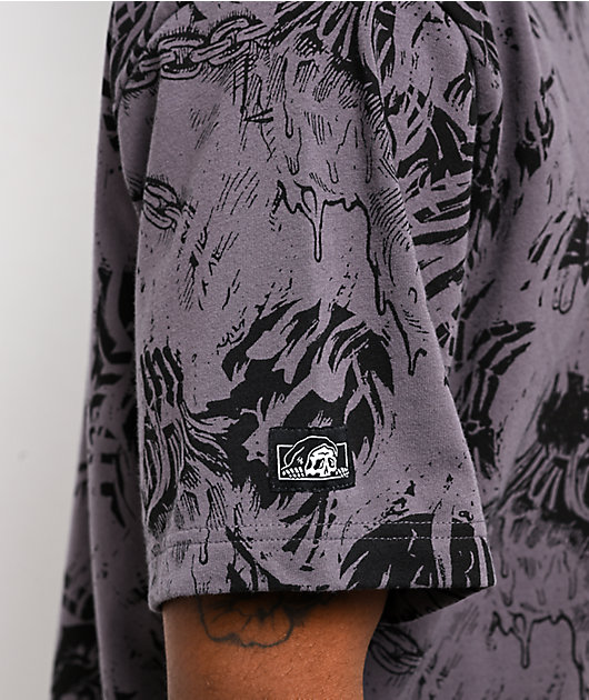 Lurking Class by Sketchy Tank Neptune Grey T-Shirt