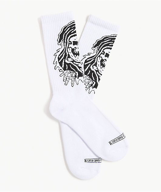 Lurking Class by Sketchy Tank Nice Day White Crew Socks