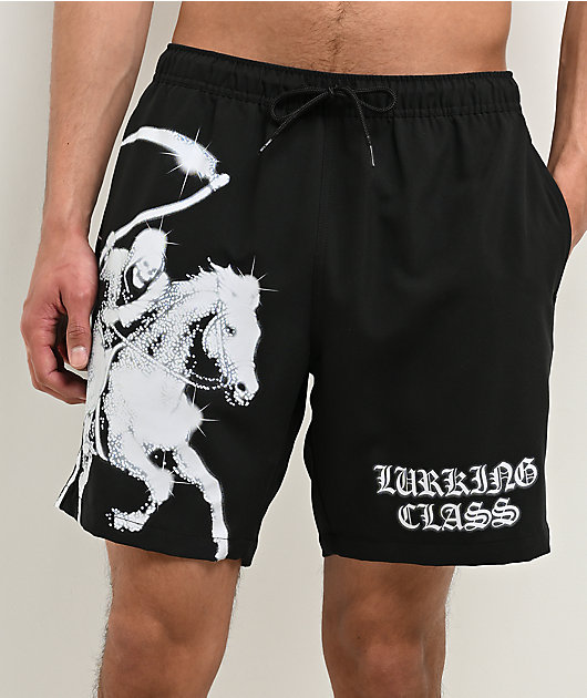 Lurking Class by Sketchy Tank Pale Horse Black Board Shorts