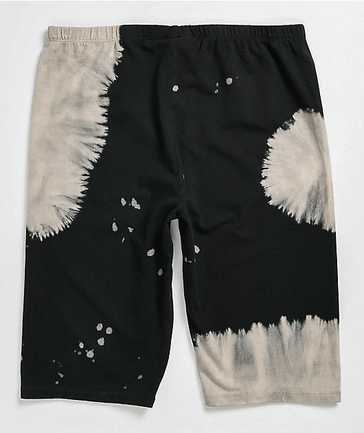 Lurking Class by Sketchy Tank Party's Over Black & Grey Biker Shorts