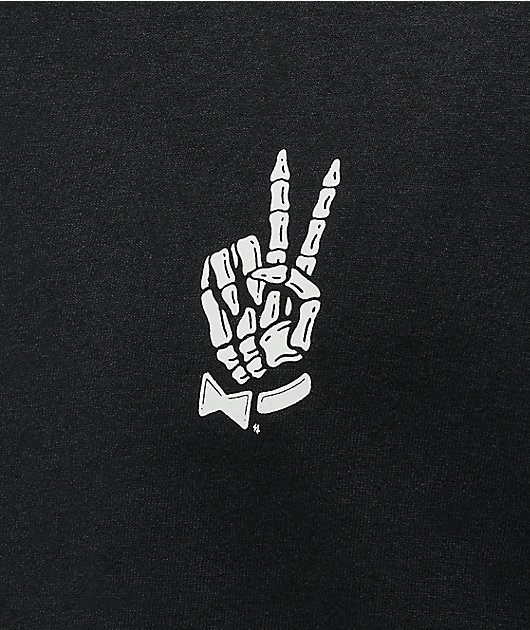 Lurking Class By Sketchy Tank Peace Off Glow In The Dark Black T Shirt