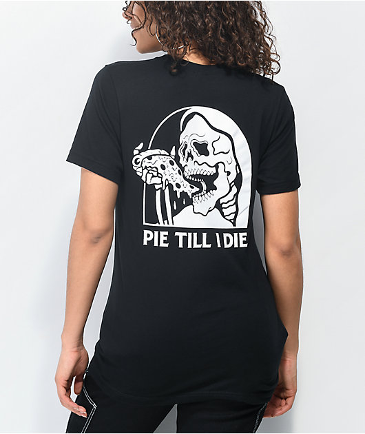 Lurking Class by Sketchy Tank Pie Till I Die Black T-Shirt