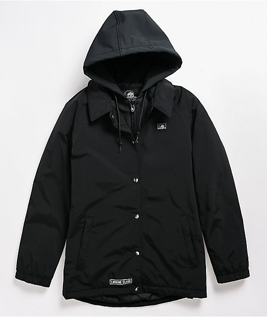 Lurking Class by Sketchy Tank Scratch Black 10K Snowboard Jacket