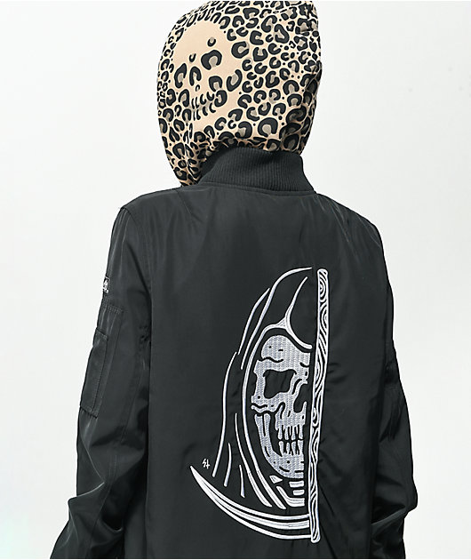 Lurking Class by Sketchy Tank Scythe chaqueta bomber con capucha negra