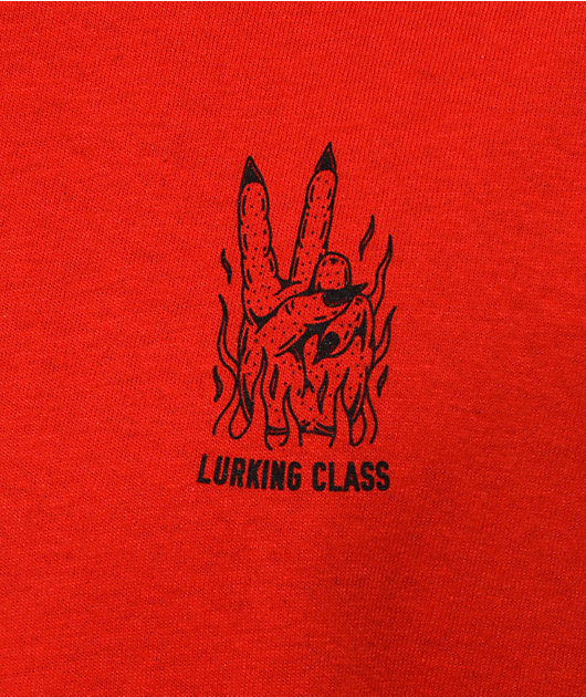 Lurking Class by Sketchy Tank See You In Hell Red T-Shirt