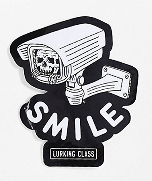 Lurking Class by Sketchy Tank Smile Sticker | Zumiez