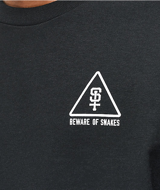 Lurking Class by Sketchy Tank Snakes Icon Black T-Shirt