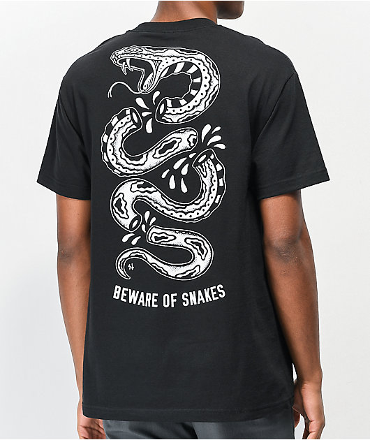 Lurking Class by Sketchy Tank Snakes Icon Black T-Shirt