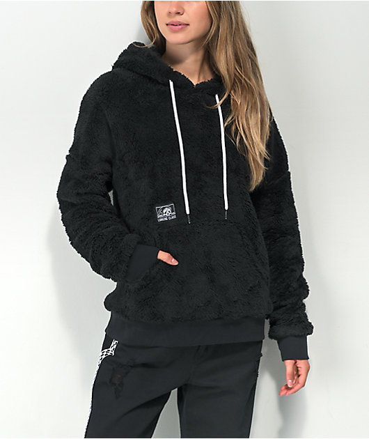 Lurking Class by Sketchy Tank Spiderweb Black Fleece Hoodie Lurking Class by Sketchy Tank Spiderweb Black Fleece Hoodie