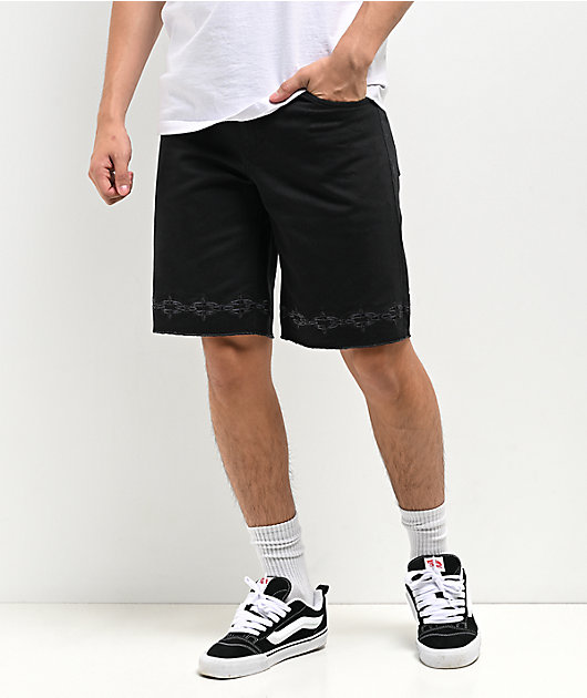 Lurking Class by Sketchy Tank Spiked Chain Black Denim