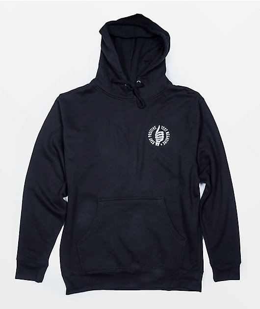 Lurking Class by Sketchy Tank Stay Positive Black Hoodie