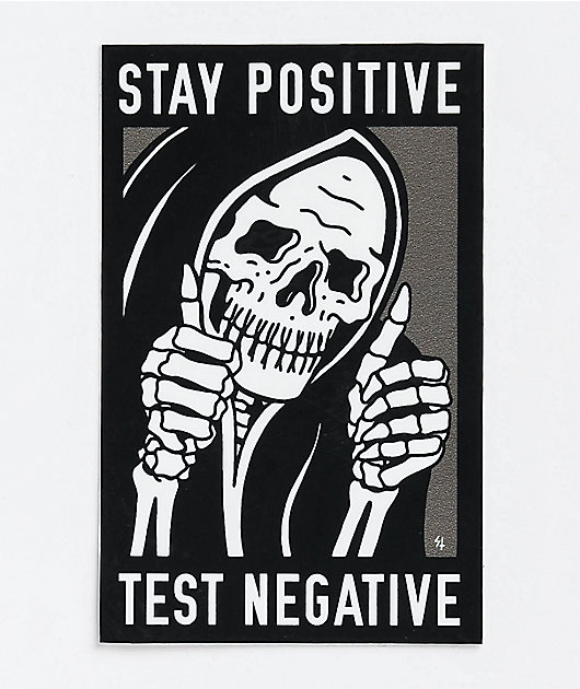 Lurking Class by Sketchy Tank Stay Positive Sticker