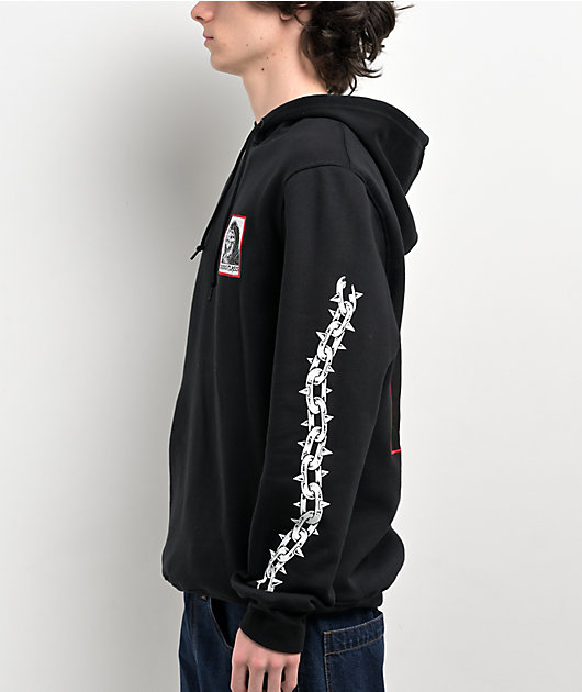ストブラ＊Lurking Class＊ブラック＊DIY Hoodie フーディー Lurking Class by Sketchy Tank DIY Black Hoodie | Zumiez