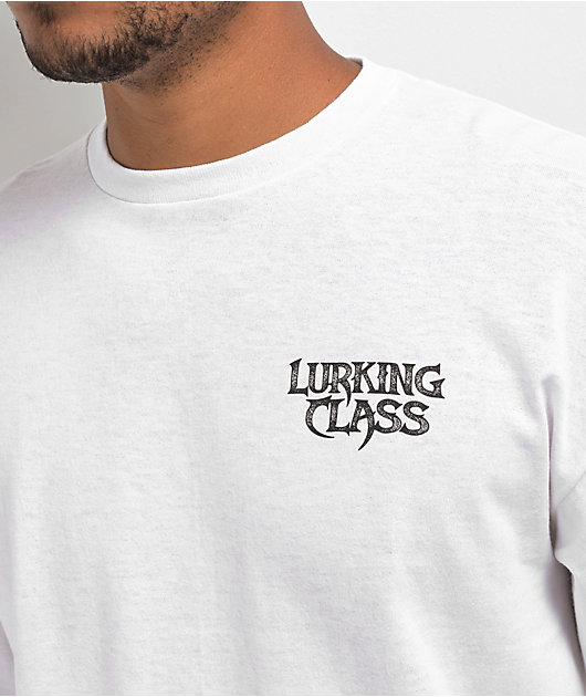 Lurking Class by Sketchy Tank Stay Sharp White Long Sleeve T
