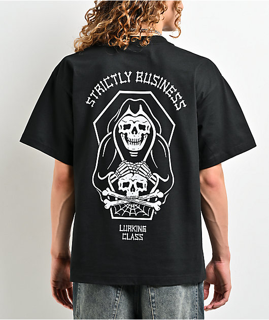 Lurking Class by Sketchy Tank Strictly Business Black T-Shirt