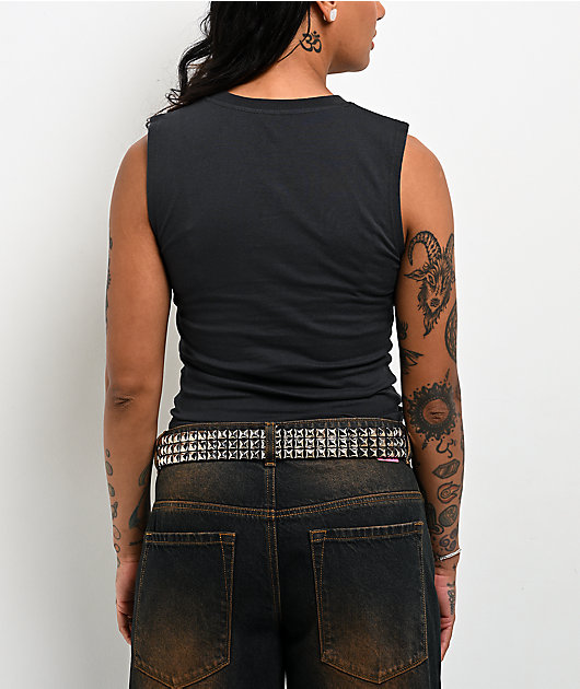 Lurking Class by Sketchy Tank Summoned Black Tank Top