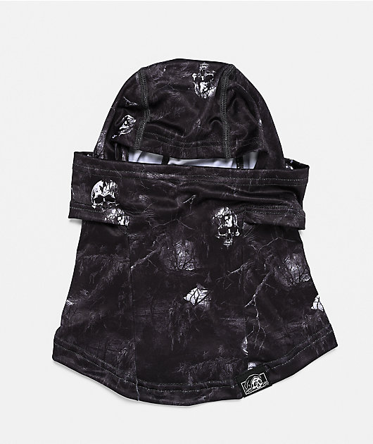 ボードウェア　SketchyTank RIDEコラボウェア Lurking Class by Sketchy Tank Swamprot Black Balaclava | Zumiez