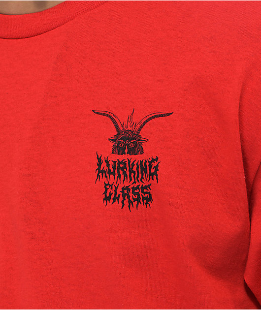 Lurking Class by Sketchy Tank Taker Red T-Shirt