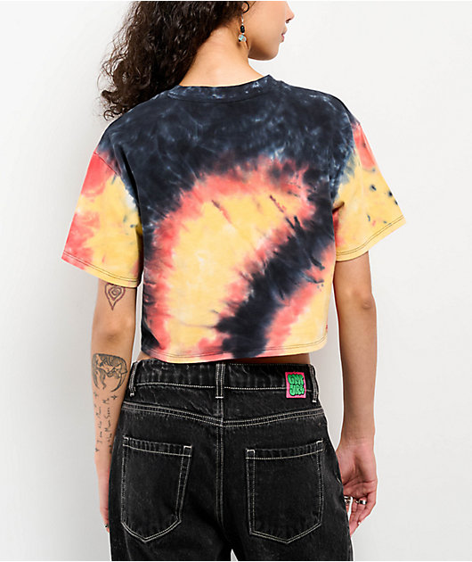 Lurking Class by Sketchy Tank Tall Boy Unchained Tie Dye Boxy Crop T-Shirt
