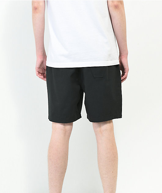 Lurking Class by Sketchy Tank Terror Black Elastic Waist Shorts
